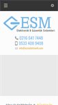 Mobile Screenshot of esmelektronik.com