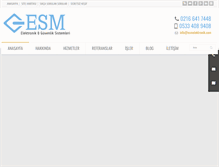 Tablet Screenshot of esmelektronik.com